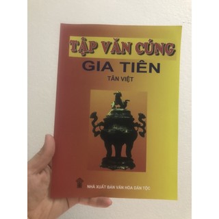 Sách - Tập Văn Cúng Gia Tiên (Tân Việt)