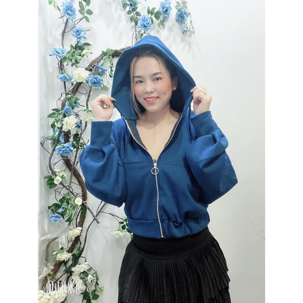 ÁO KHOÁT NỈ TRƠN FORM LỬNG THỜI TRANG SIÊU DỄ THƯƠNG