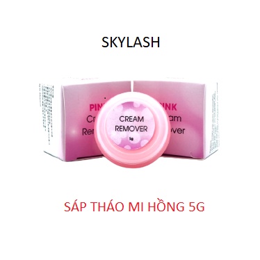 Sáp tháo mi hàn quốc,SIÊU NHANH KHÔNG CAY Sáp HỒNG 5g-dụng cụ nối mi