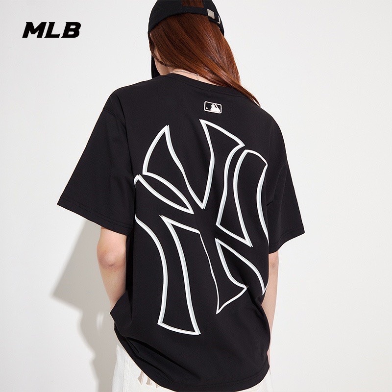 Áo Thun Unisex Form Rộng Áo thun MLB Basic 02 - 100% cotton