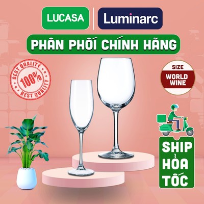 Ly Rượu Vang Thủy Tinh Luminarc World Wine | Phân Phối Chính Hãng