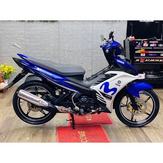Dàn áo Exciter135 trắng xanh luôn tem