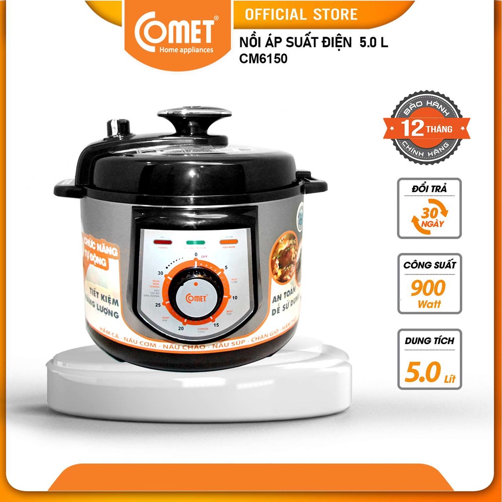 Nồi áp suất điện Comet CM6150 5 lít