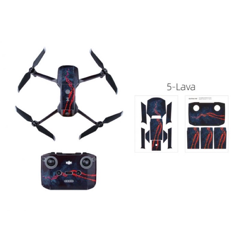 Skin Mavic Air 2, Miếng dán cho Mavic Air 2, Skin Mavic Air 2, Stickers for Mavic Air 2