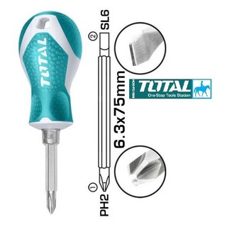 Tuốc nơ vít 2 đầu dẹp và bake Total THT250216