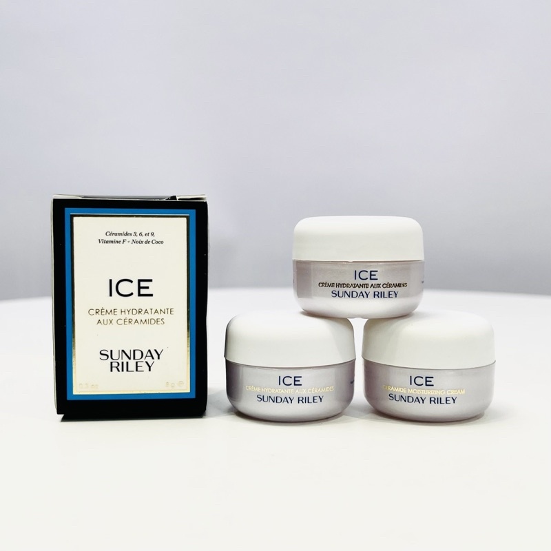 ( Minisize 8g) Kem dưỡng ẩm SUNDAY RILEY ICE Ceramide Moisturizing Cream
