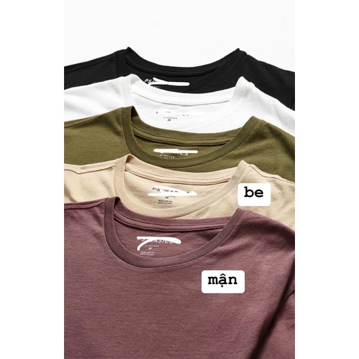 Áo thun nam P4CSUN vạt bầu 100% cotton mát