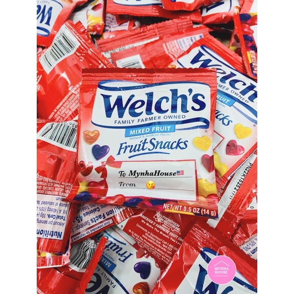 Kẹo Dẻo Welch's Trái Cây Fruits Snack 14g - Hàng Mỹ phiên bản limited