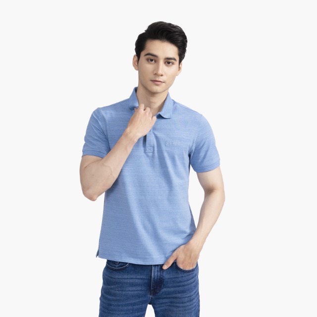 Áo polo nam  cổ bẻ Insidemen cotton thấm hút from rộng  IPS008S2