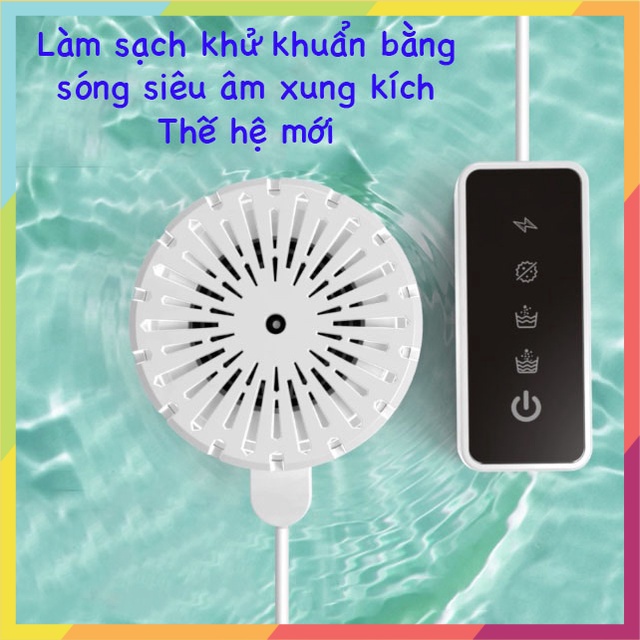 Máy rửa rau quả thực phẩm điện phân khử trùng zone bằng sóng siêu âm xung kích nạp sạc GermanyTech Simon Shop 🔝🔝