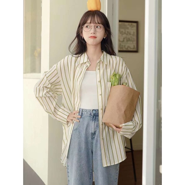 Sơmi dài tay sọc đức JS