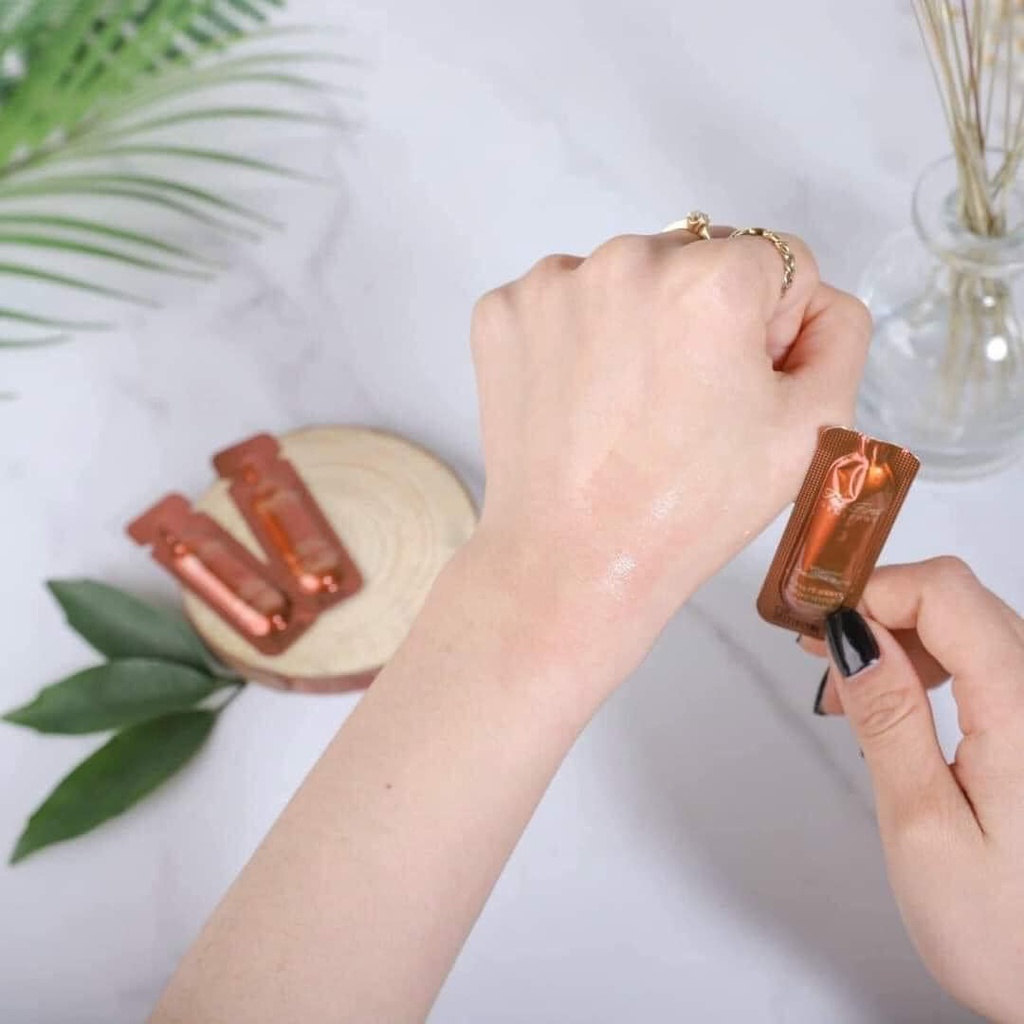 Gói tinh chất serum vitamin C chống lão hoá, trắng da, tái tạo da, căng bóng và phục hồi da đa di năng 1ml