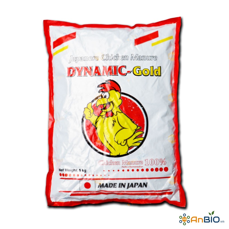 Phân Gà Hữu Cơ DYNAMIC-GOLD (Gluca Abio) | Gói 1Kg