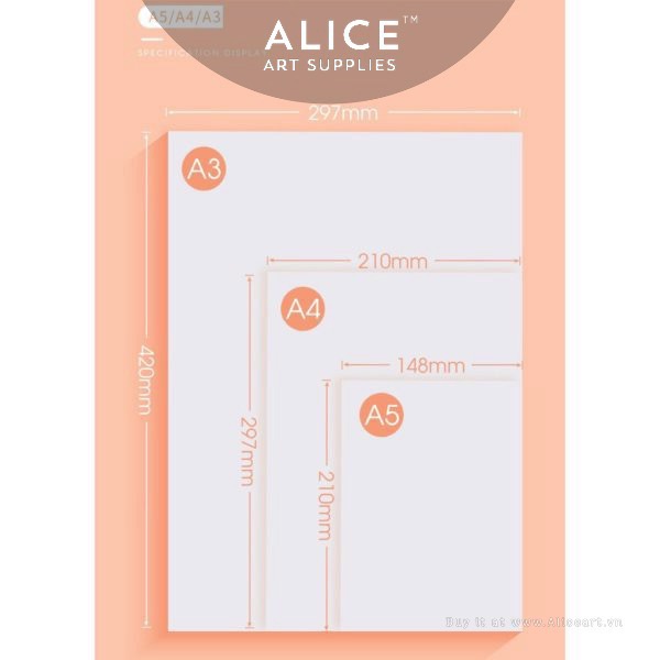 GIẤY ROKI TRẮNG dày 200gsm vẽ chì, marker, màu bột, chì màu, gouache, bột màu, phấn RẺ