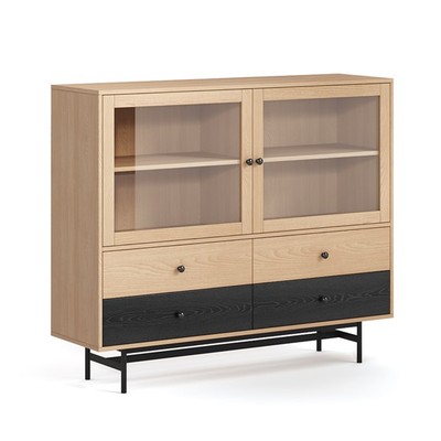 CHOCO, Tủ lưu trữ, Tủ đựng đồ DRA_331, 140x40x118cm, tủ gỗ Scandi Home