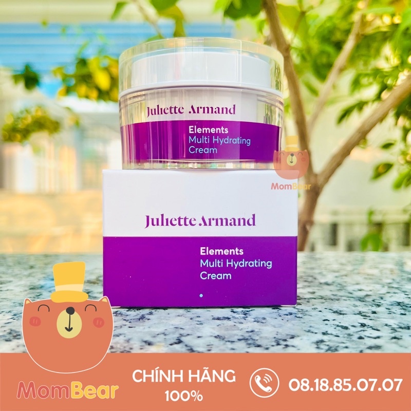 Kem dưỡng ẩm đa tầng cho da thường, khô - Multi Hydrating Cream Juliette Armand 50ml