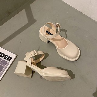sandal basic mùa thu sẵn hàng form rộng