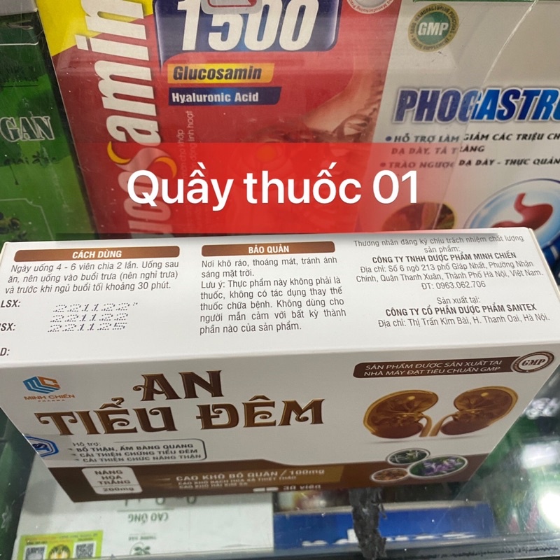 Viên An Tiểu Đêm, hỗ trợ giảm tiểu đêm, bổ thận Hộp 30 viên