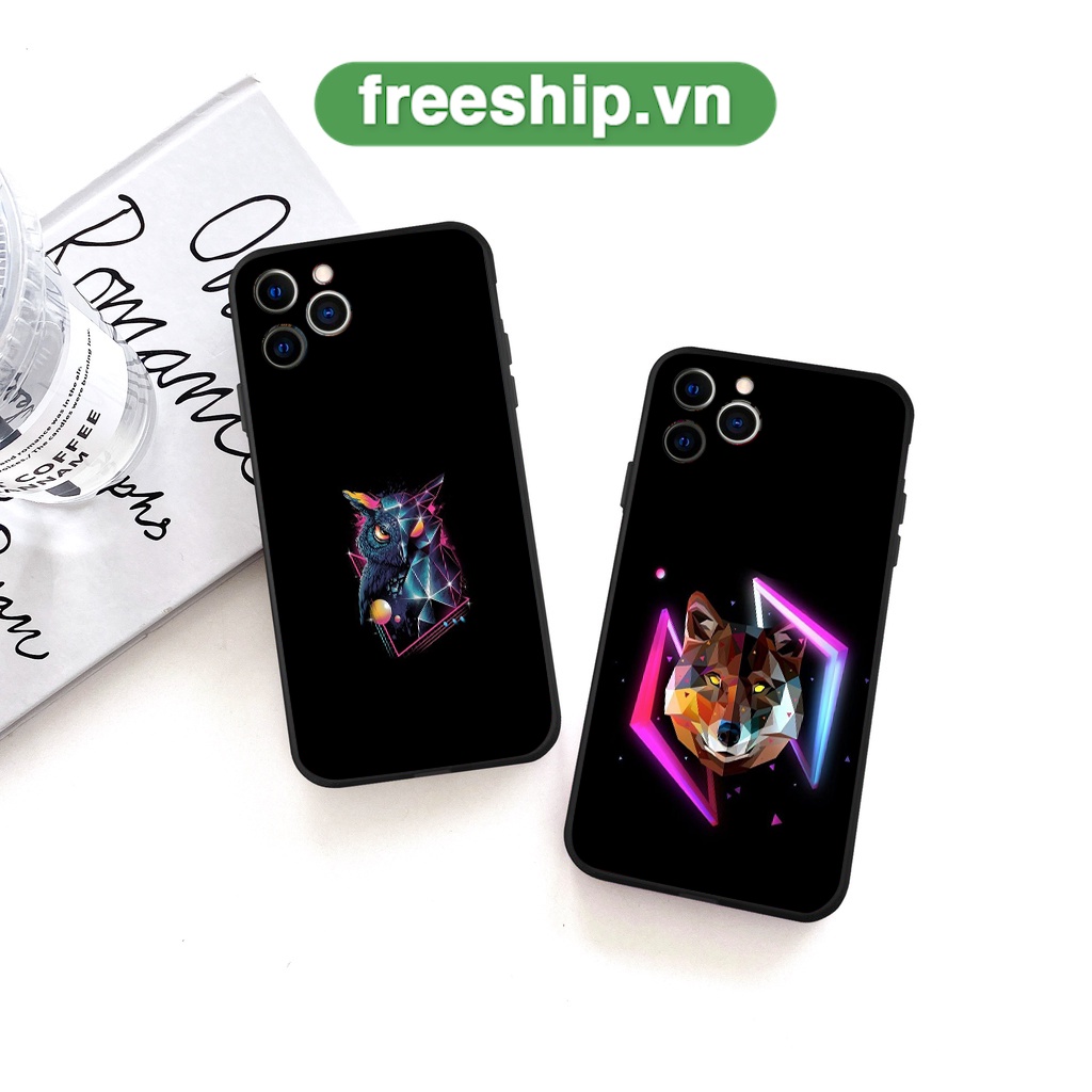 Ốp iphone Gấu và cú mèo màu neon đủ mã 6 6s plus 7 8 plus x xs xr 14promax 13 12 11 pro max plus e4009