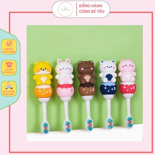 Bàn chải đánh răng trẻ em kháng khuẩn,siêu mềm,cho bé từ 1-5 tuổi