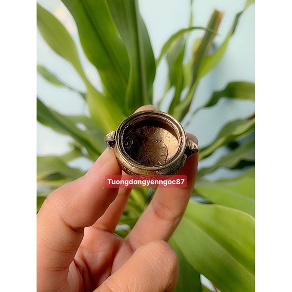 Lư đồng nhỏ mini trang trí