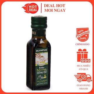 Dầu oliu olympias cho trẻ em extra virgin 100ml - dầu olive cô đặc nguyên chất
