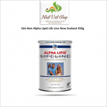 Bột Sữa Non Alpha Lipid Life Line New Zealand 450g