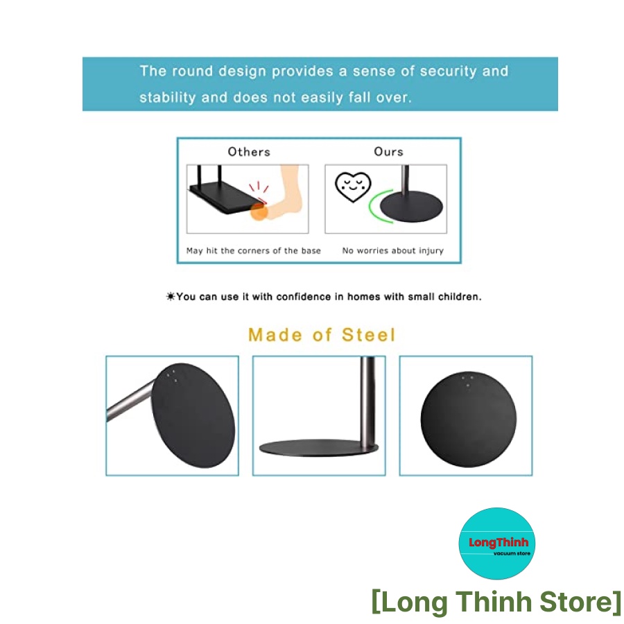 Dysonn Floor Dok Đế sạc / Giá treo máy hút bụi  V7 V8 V10 V11 V12 V15 Slim - Chất lượng cao