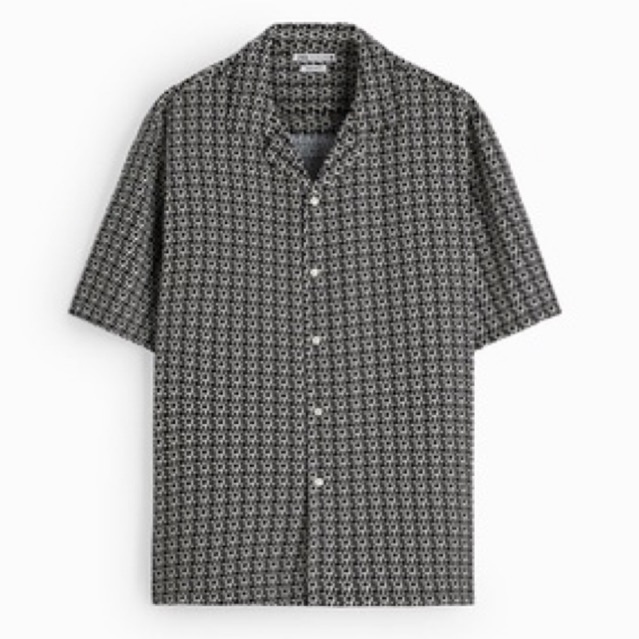 Áo sơ mi ngắn tay Zara authentic FLORAL PRINT size S