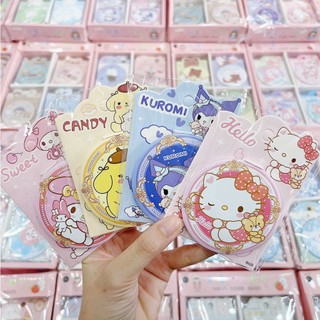 Combo 5 Gương Mini Cầm Tay Đáng Yêu - Gương tròn bỏ túi tiện dụng - Mẫu mới