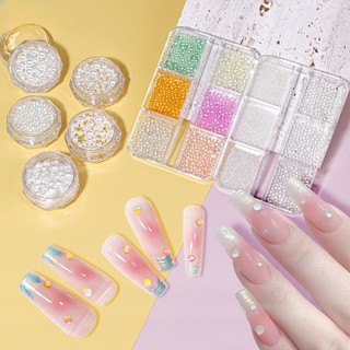Hộp 6 ngăn đá giọt sương trang trí móng tay N.P Nails