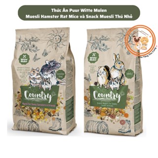  Thức ăn puur Witte Molen Country đồ ăn chính và snack cho chuột hamster mini,bear,nhím,thỏ,bọ,sóc,rat,. giàu dinh dưỡng 