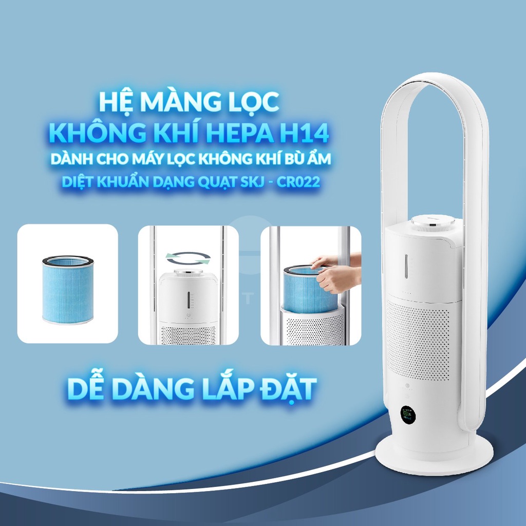 Hệ Màng lọc Hepa H14 cho quạt Ultty SKJ CR022