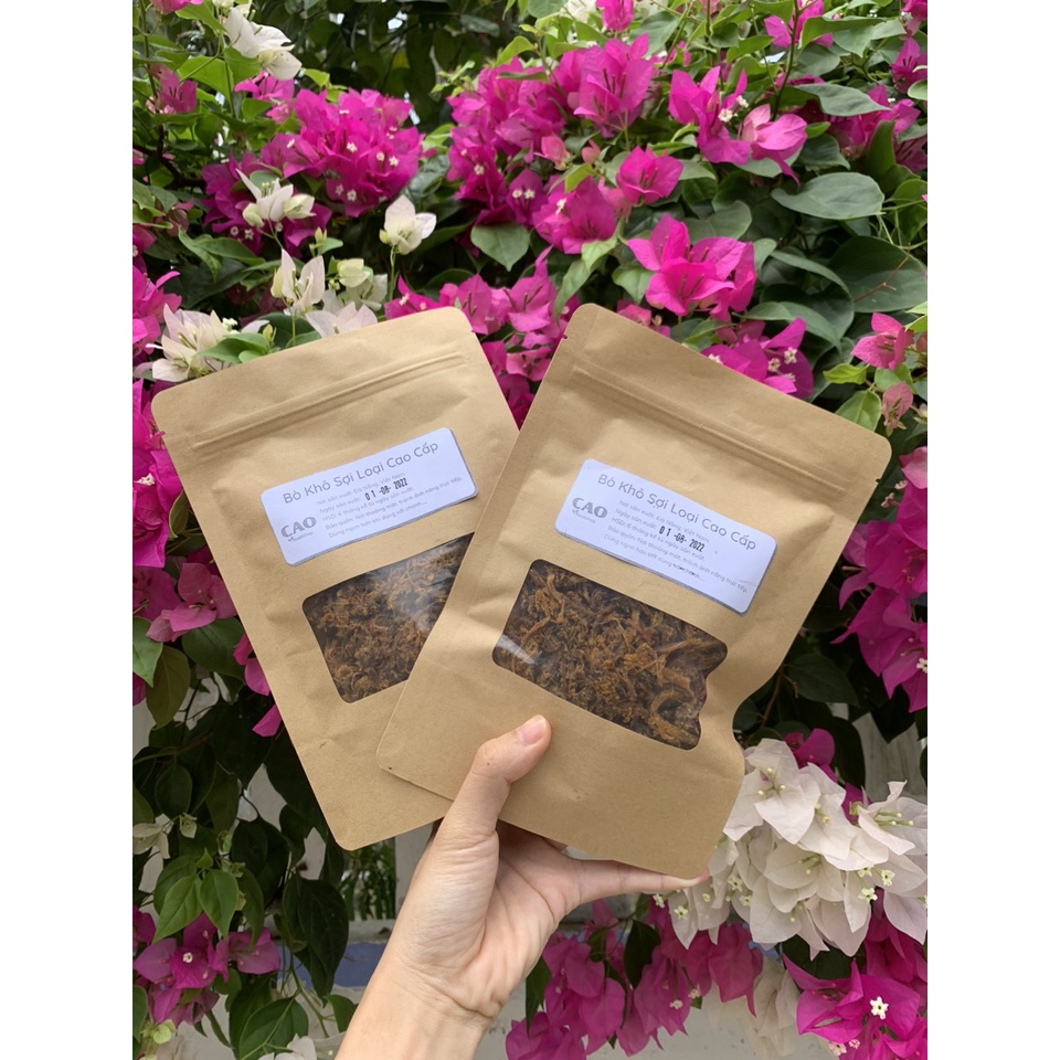 500GR Bò Khô Sợi nhà làm cao cấp từ thịt thăn bò 100% - Đặc sản Đà Nẵng siêu ngon chuẩn vị phải thử