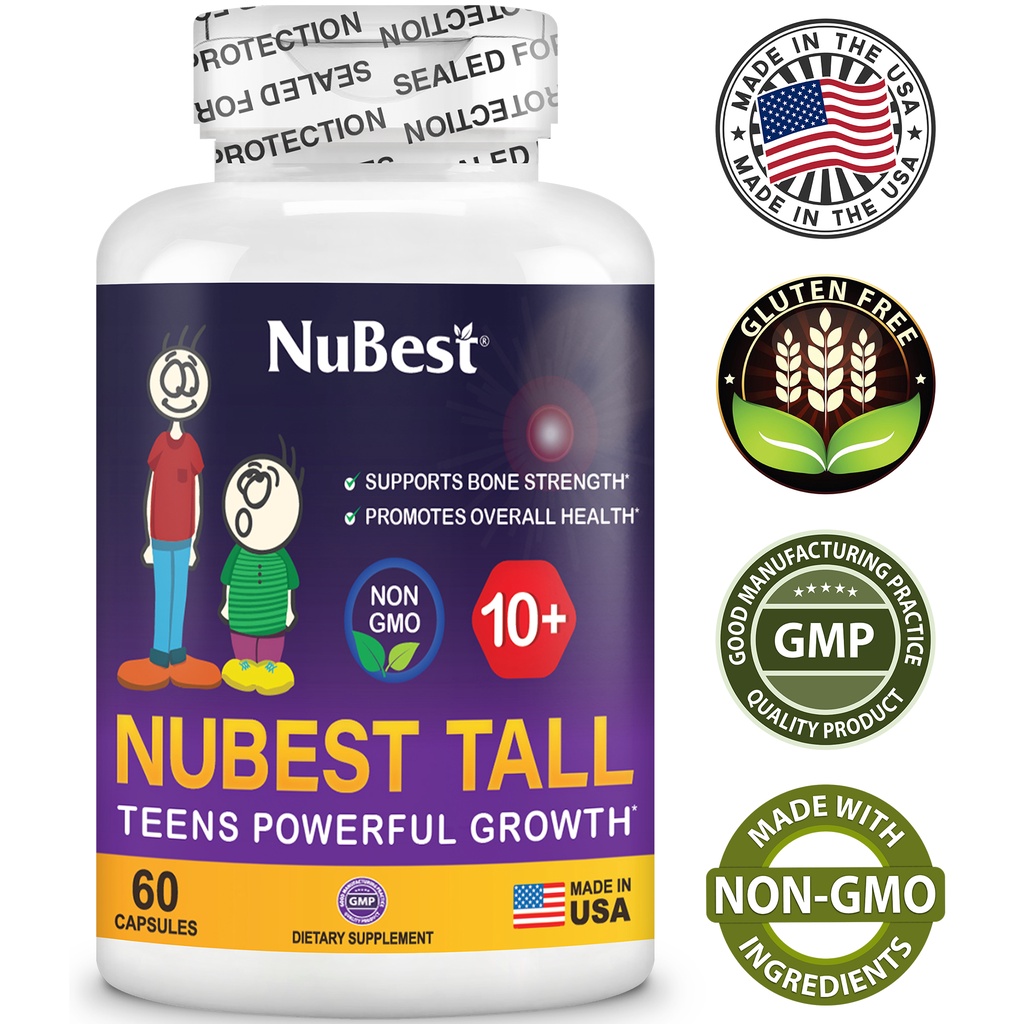 [Combo 3 Tặng 1 Cho Độ Tuổi 10-20] TPBVSK hỗ trợ Tăng Chiều Cao NuBest Tall 10+