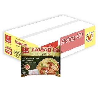 Thùng 18 gói miến cua | miến thịt bằm vifon hoàng gia 105g/gói