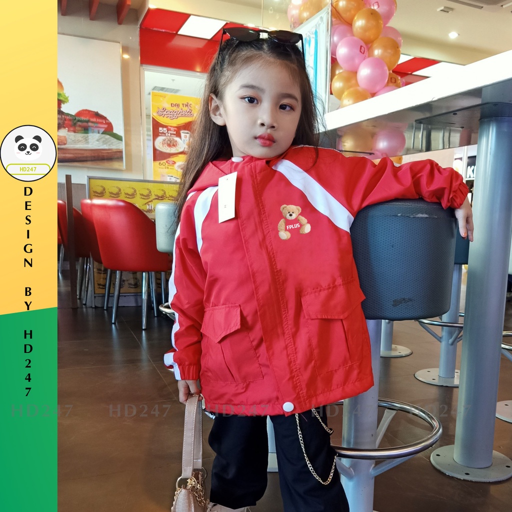 ÁO khoác dù chống nắng chống gió cho bé trai bé gái size đại 13kg đến 38kg 0346
