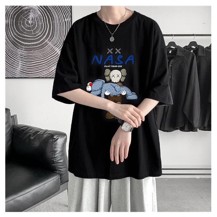Áo thun nam, áo thun nữ tay lỡ unisex NS01, Áo phông cotton form rộng oversize streetwear Hot Trend 2023 | BigBuy360 - bigbuy360.vn