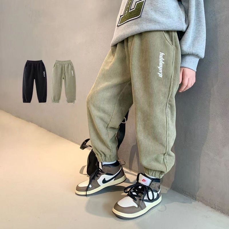 Quần thun nỉ trơn dài cho bé trai  N01398