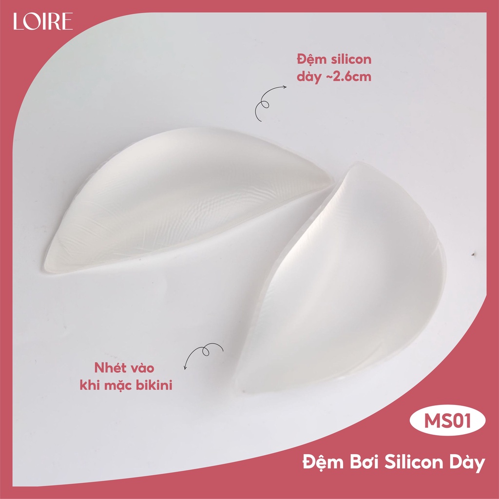 Đệm bơi silicon dày 2,5cm Loirechic MS01