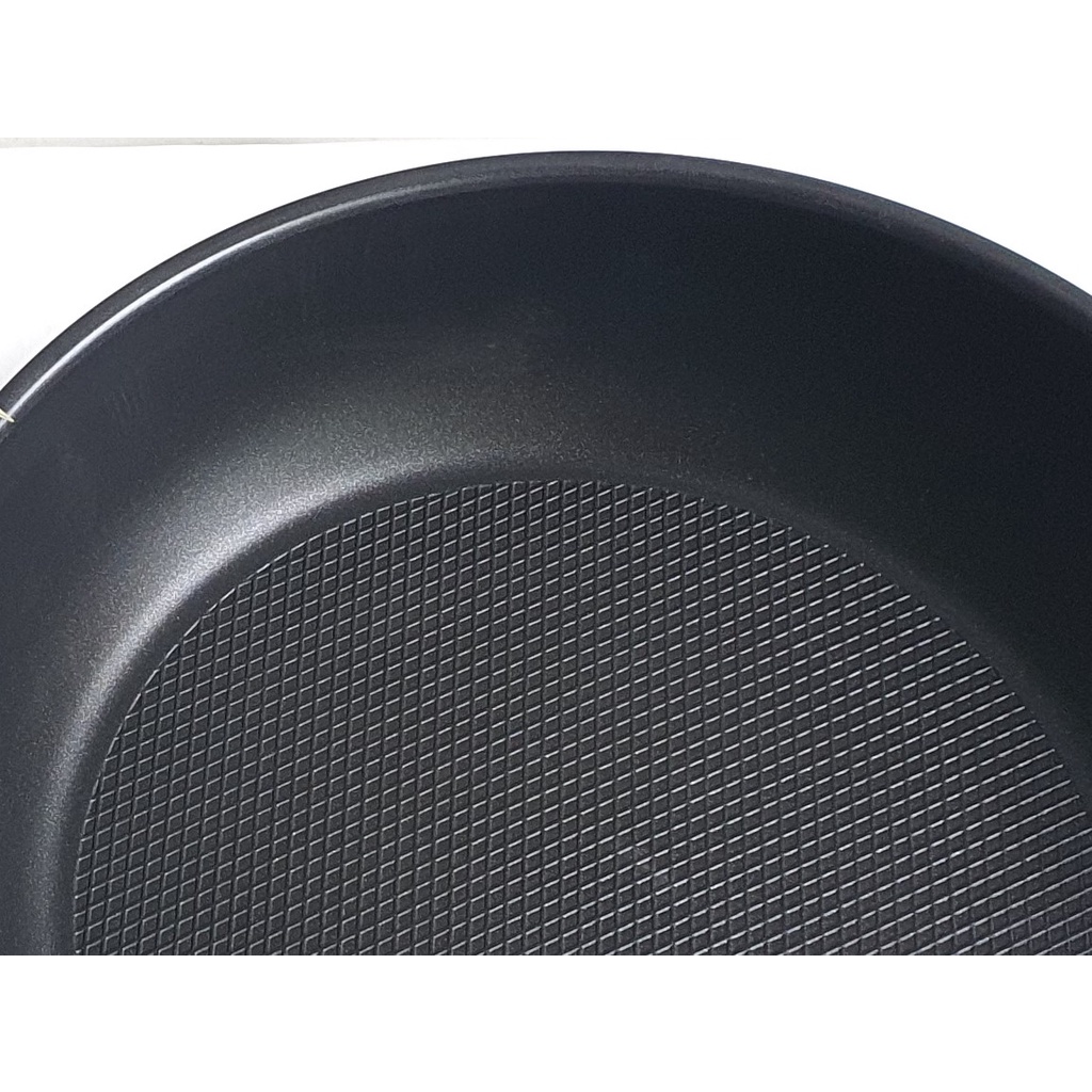 Chảo chống dính Inox 3 đáy Fivestar 16-20-22-24-26-28cm Chảo Rán, Nướng, Chiên, Xào Lòng Chảo Sần Caro, Đun được bếp từ