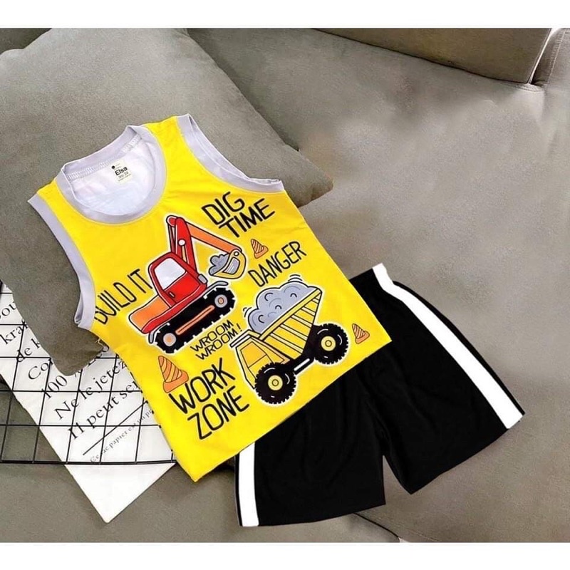 🌙🌙🌙 Mã này dành cho các bé thích siêu nhân , người nhện, máy xúc ạ. Sz : 15-35kg