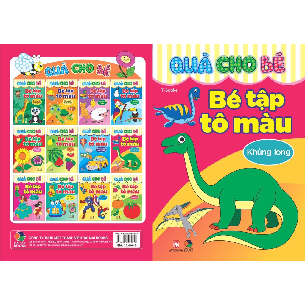 Sách - Quà cho bé - Bé tập tô màu các chủ đề | BigBuy360 - bigbuy360.vn
