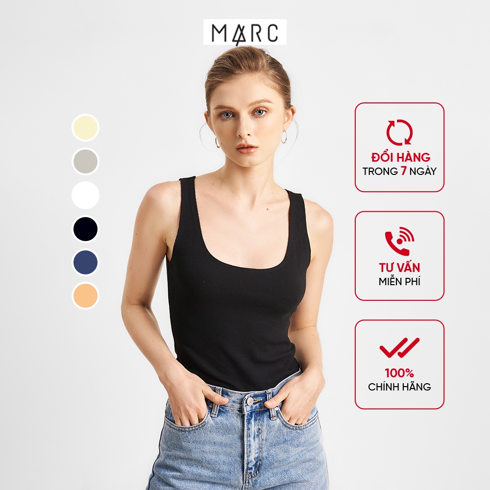 Áo thun gân ba lỗ nữ MARC FASHION CBVH051722