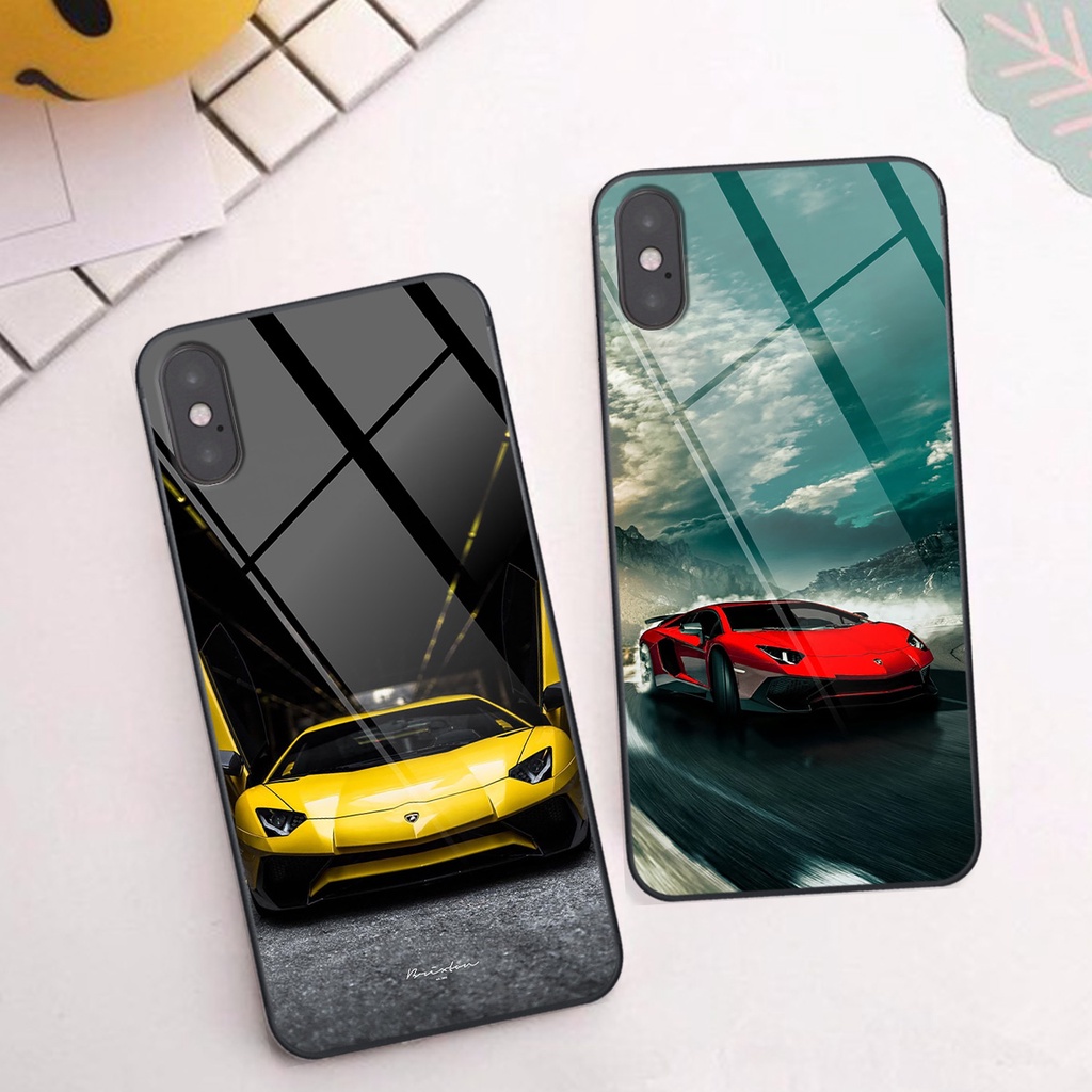 Ốp kính Iphone X / XS / XR / XS MAX logo các hãng ô tô nổi tiếng thế giới, đẳng cấp sang trọng