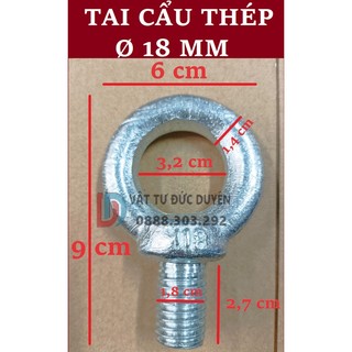 Bulong Tai cẩu thép Ø 18mm