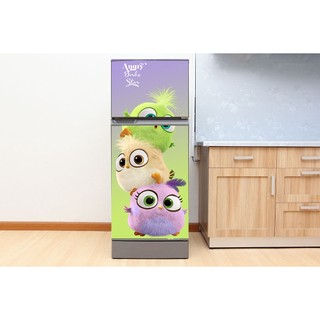 Decal dán tủ lạnh mẫu Angry