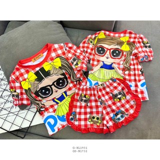 Bộ đùi thun lạnh bèo bé gái