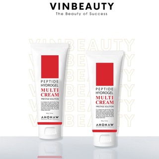 Kem dưỡng đa chức năng ahohaw màu đỏ peptide hydrogel multi cream ahohaw - 80g