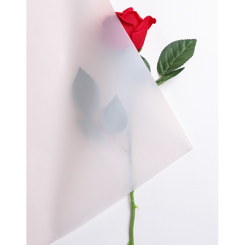 Giấy gói hoa ❤️ bóng mờ trơn một màu❤️ 58*58 cm không thấm nước